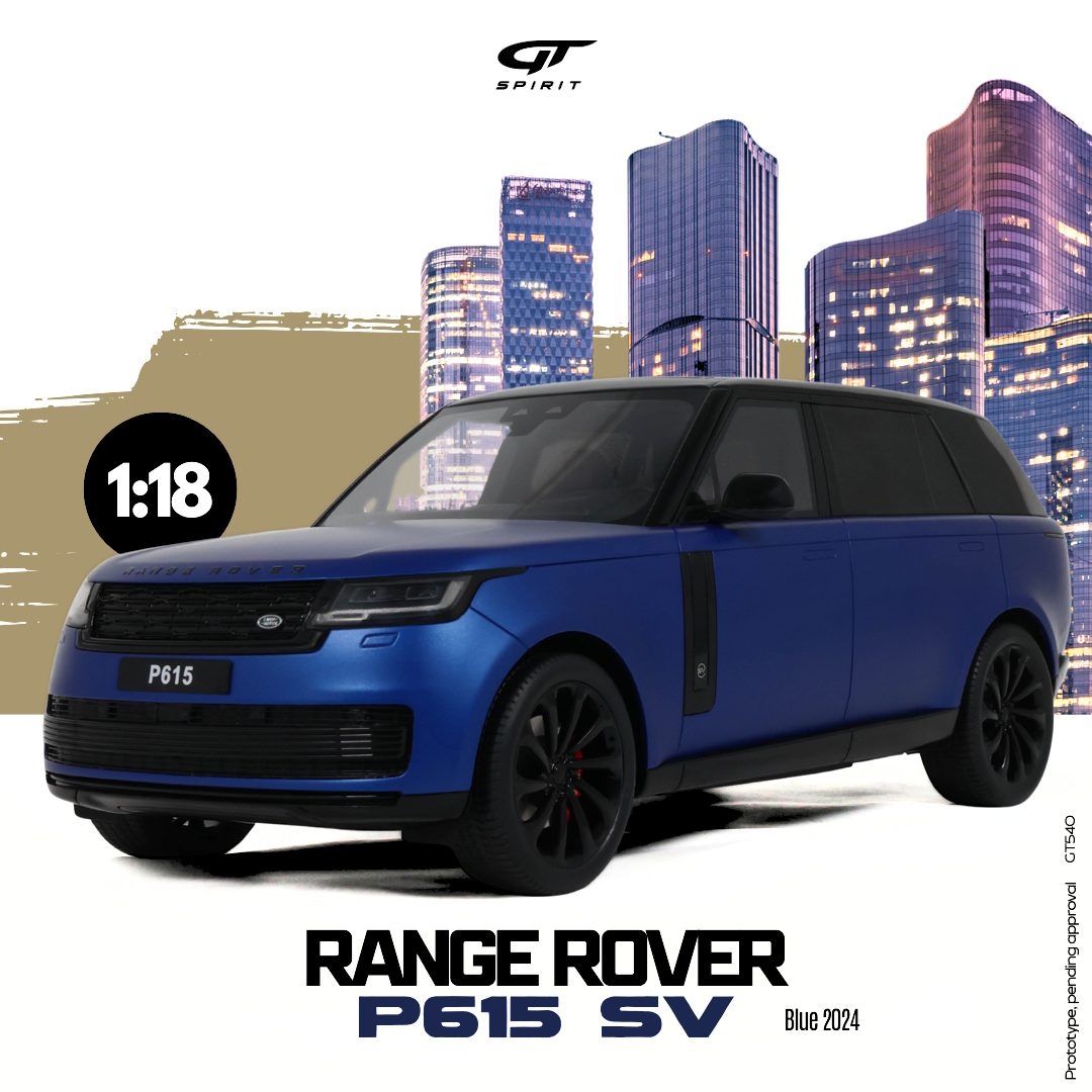 1:18 GT Spirit - 2024 Range Rover P615 SV Matt Blue