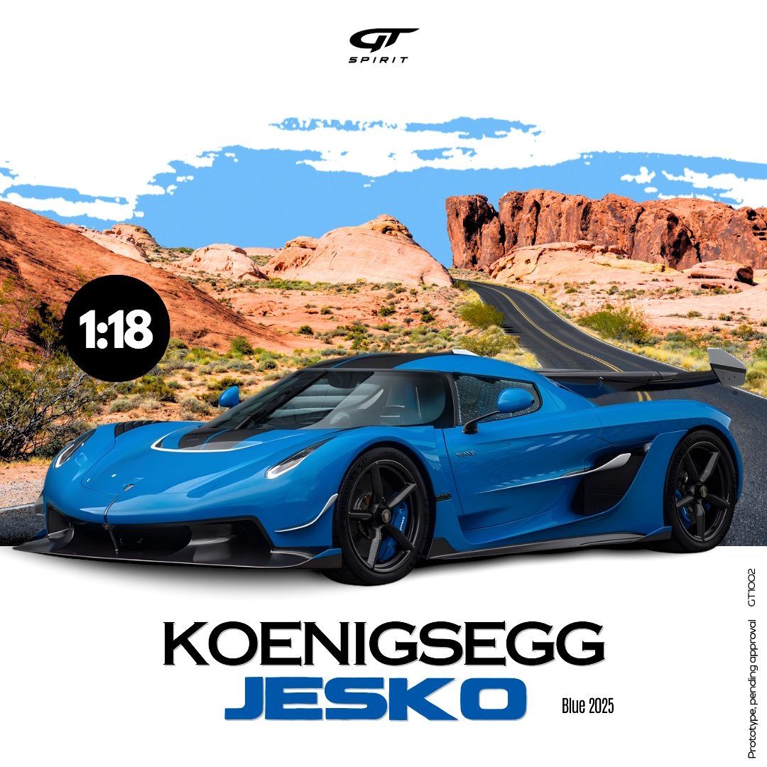 1:18 GT Spirit - 2025 Koenigsegg Jesko Blue