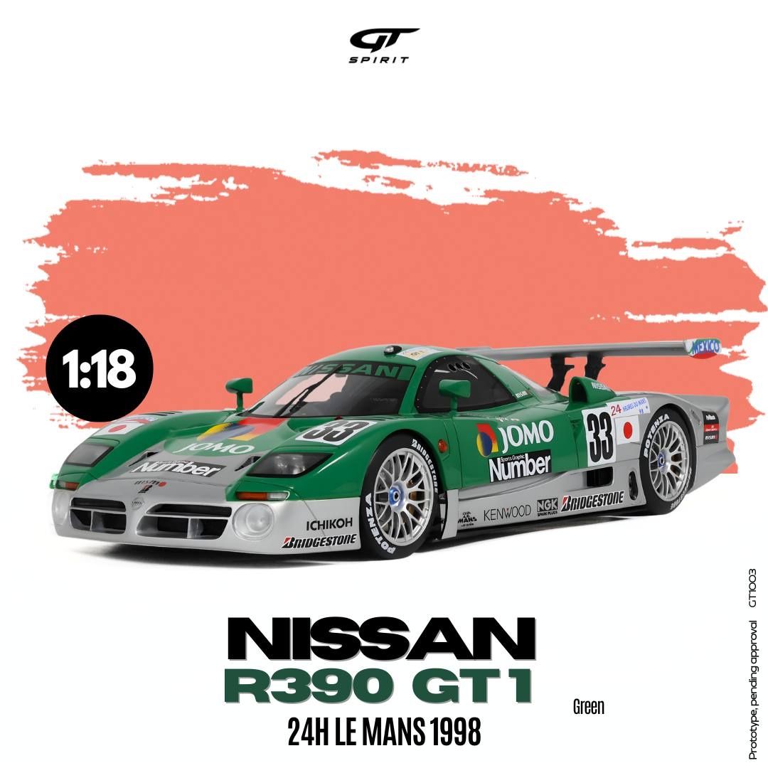 1:18 GT Spirit - Nissan R390 GT1 24h Le Mans 1998