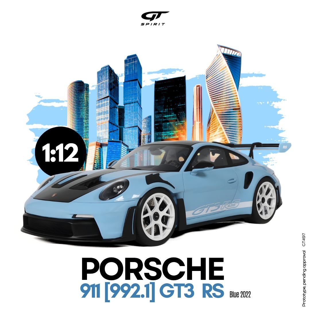 1:12 GT Spirit - 2022 Porsche 911 (992.1) GT3 RS Blue