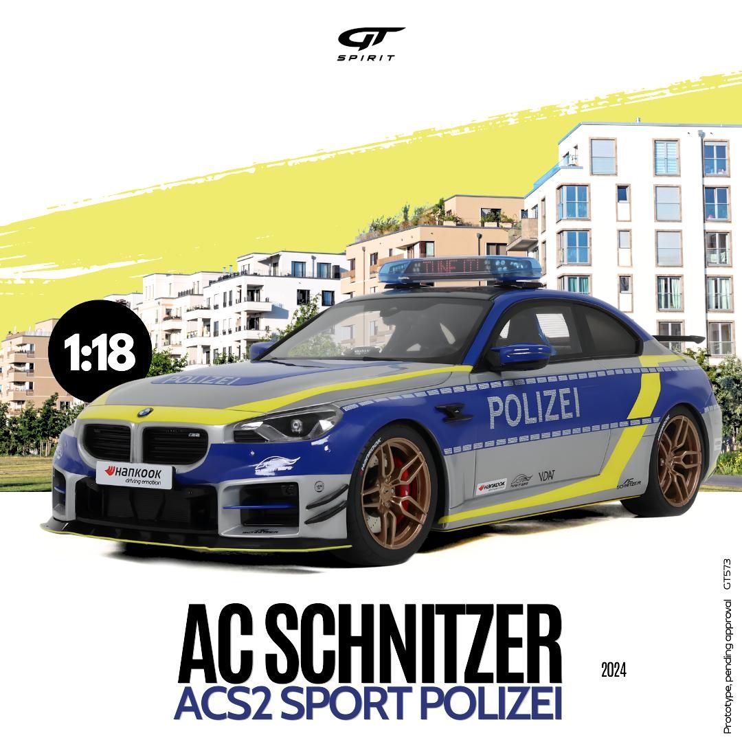 1:18 GT Spirit - 2024 BMW AC Schnitzer ACS2 Sport Polizei