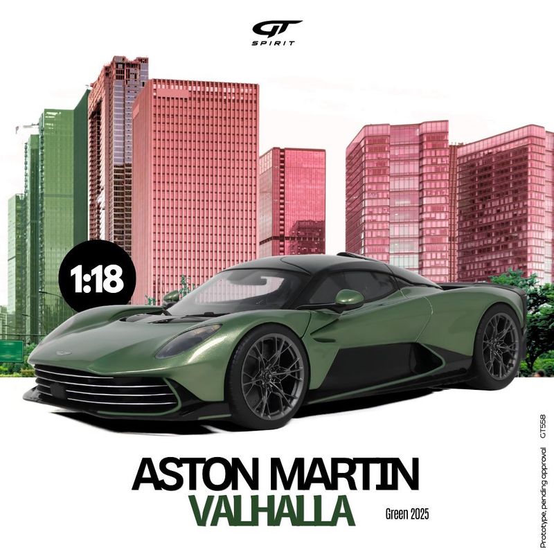 1:18 GT Spirit - 2025 Aston Martin Valhalla Green 1:18 GT Spirit - 2025 Aston Martin Valhalla Green