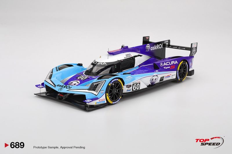 1:18 TSM - Acura ARX-06 GTP 2.4L Twin Turbo V6 Team Meyer Shank Racing #60 Imsa 12h Sebring 2025 T. Blomqvist - C. Braun - S. Dixon 1:18 TSM - Acura ARX-06 GTP 2.4L Twin Turbo V6 Team Meyer Shank Racing #60 Imsa 12h Sebring 2025 T. Blomqvist - C. Braun - S. Dixon