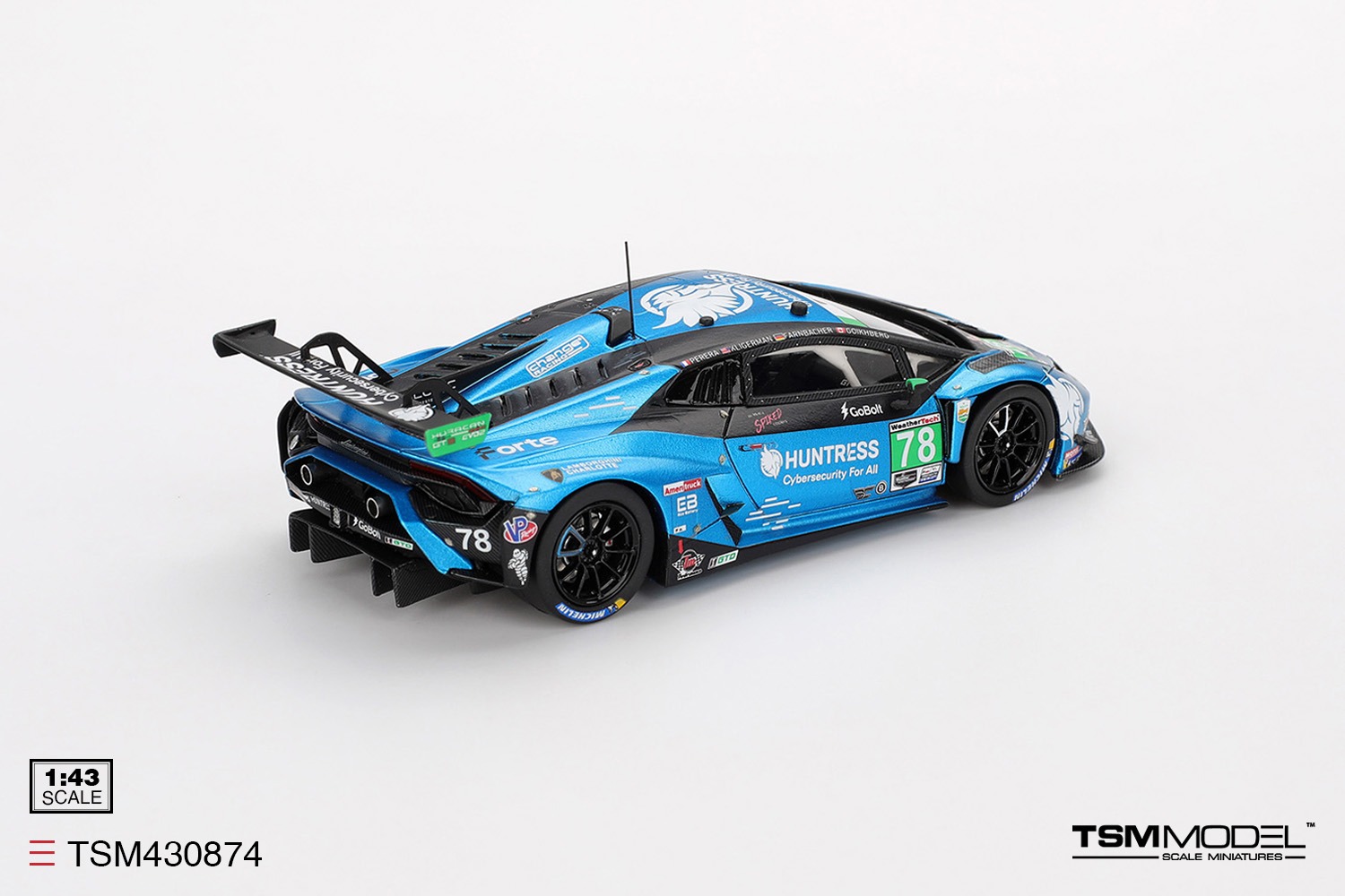 1:43 TSM - Lamborghini Huracan GT3 EVO2 5.2L V10 Team Forte Racing #78 24h Daytona 2025 M. Goikberg