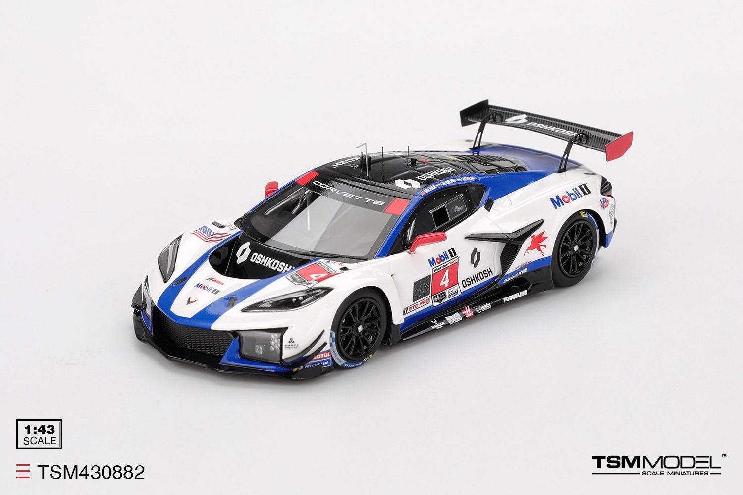 1:43 TSM - Chevrolet Z06 GT3.R 5.5l V8 Team Pratt Miller Motorsport #4 Imsa 12 Sebring 2025 N. Catsbrug - T. Milner - N. Varrone