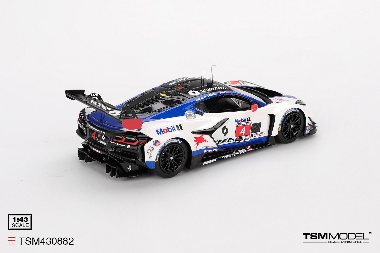 1:43 TSM - Chevrolet Z06 GT3.R 5.5l V8 Team Pratt Miller Motorsport #4 Imsa 12 Sebring 2025 N. Catsbrug - T. Milner - N. Varrone