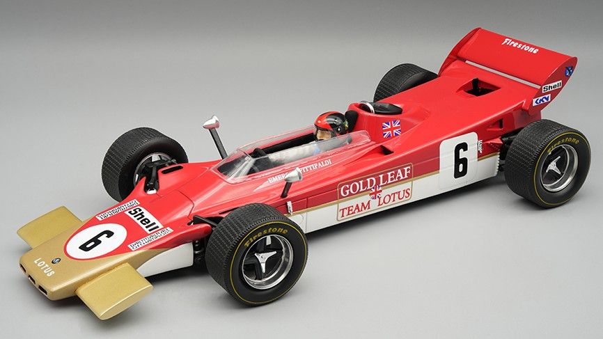 1:18 Tecnomodel - Lotus F1 56B #6 Race of Champion 1971 E. Fittipaldi *With Driver Figure*