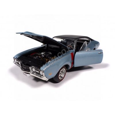 1:18 Autoworld - 1968 Olds Holiday Coupe 442 *Hemmings*, Code F Teal Frost