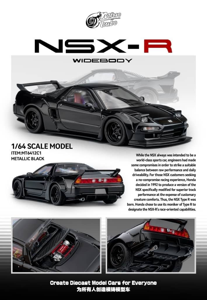 1:64 Microturbo - Custom NSX Wide Body, gloss black