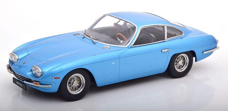 1:18 KK Scale - Lamborghini 400 GT 2+2 1966 hellblau-metallic *Reproduktion* 1:18 KK Scale - Lamborghini 400 GT 2+2 1966 hellblau-metallic *Reproduktion*