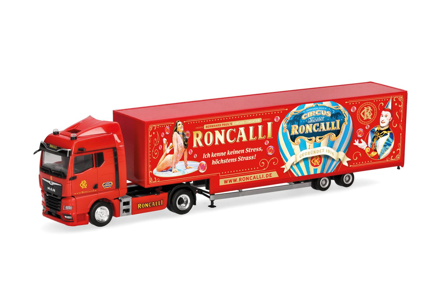 1:87 Herpa - MAN TGX GM Jumbokoffer-Sattelzug
