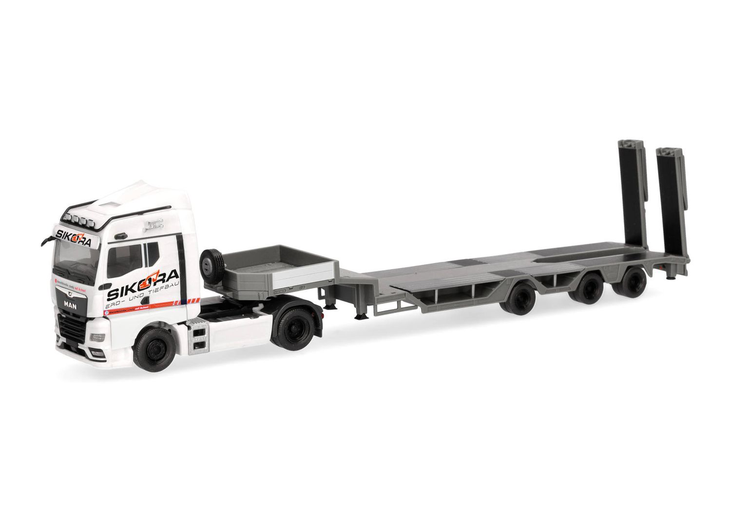 1:87 Herpa - MAN TGX GM Semitieflade-Sattelzug