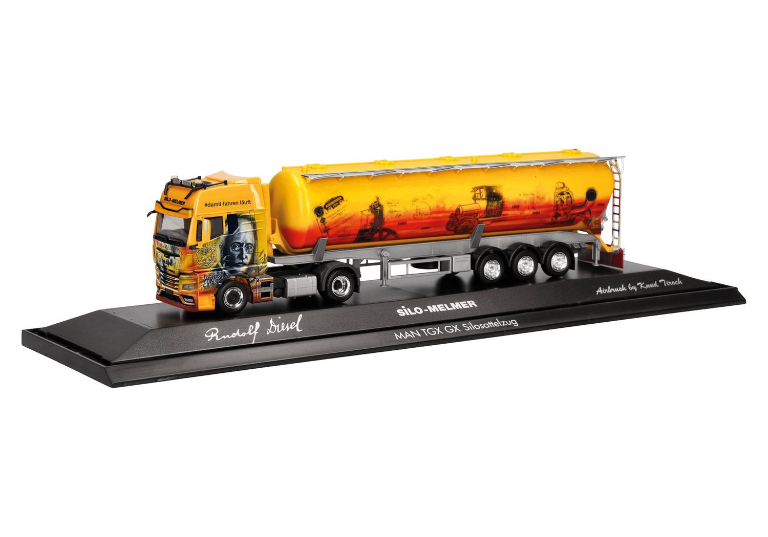 1:87 Herpa - MAN TGX GX Silo-Sattelzug