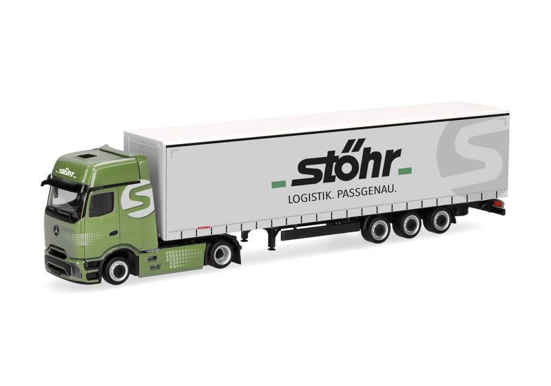 1:87 Herpa - Mercedes-Benz Actros L ProCabin Gigaspace Volumenplanen-Sattelzug "Stöhr Logistik"
