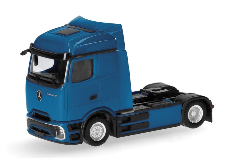 1:87 Herpa - Mercedes-Benz eActros 600 ProCabin Streamspace Zugmaschine 2achs, blau