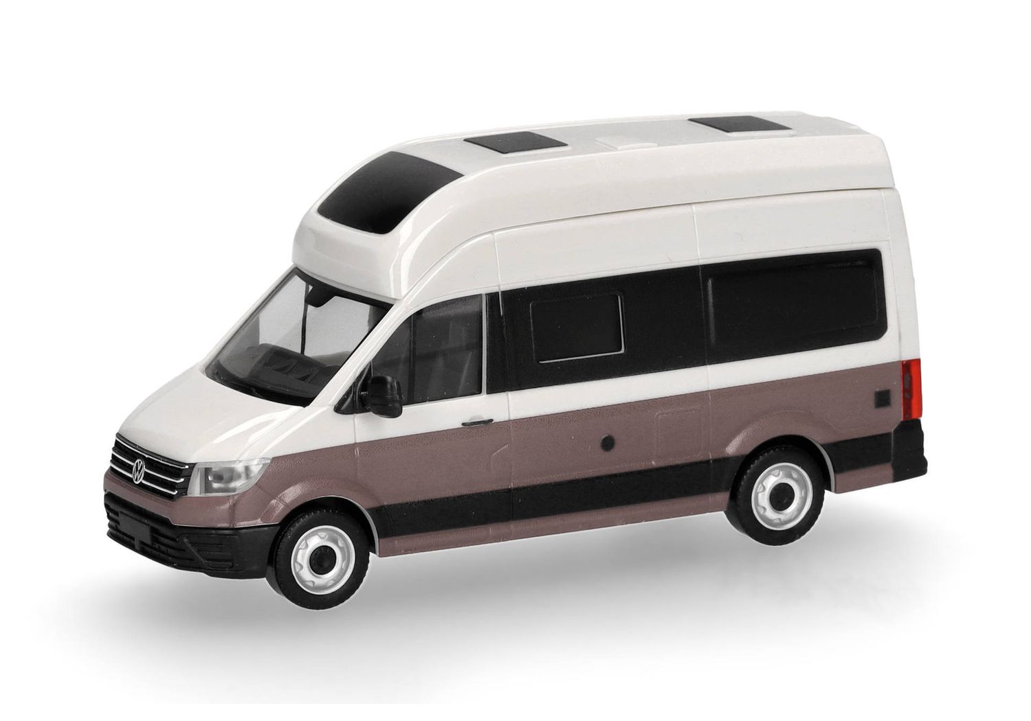 1:87 Herpa - Volkswagen (VW) Crafter Grand California 600, candywhite/mojawe beige