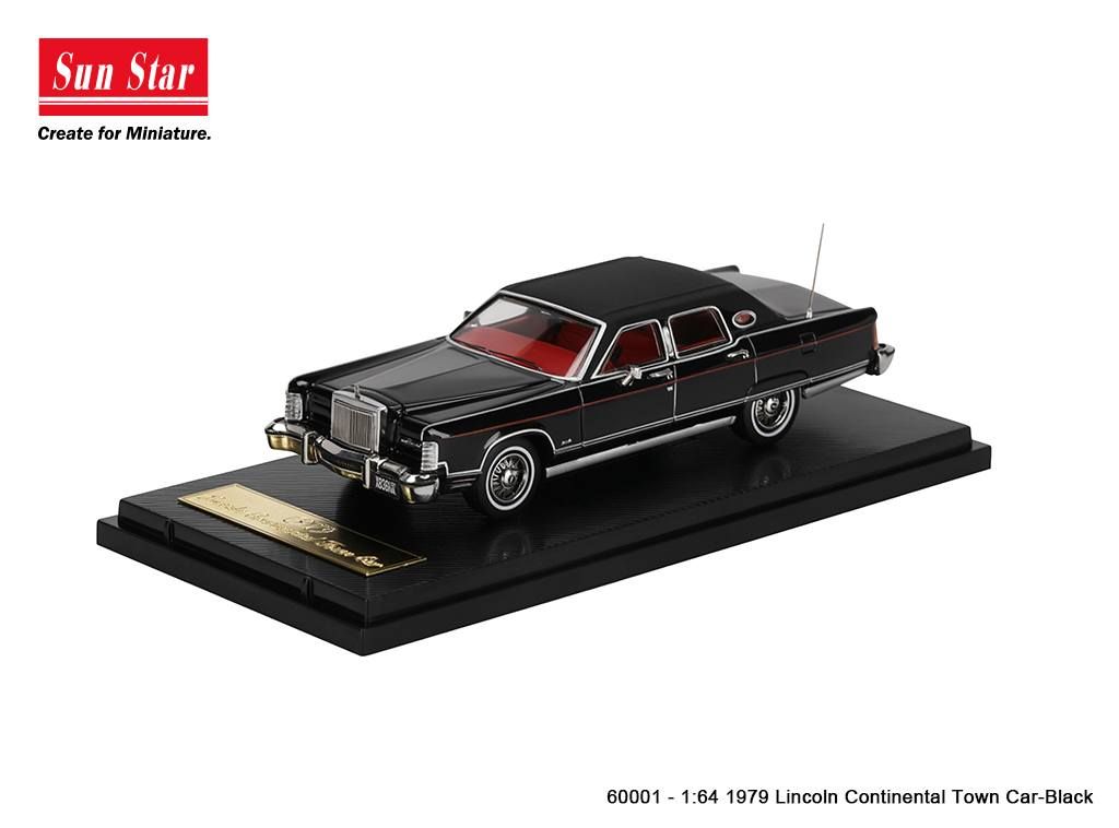 1:64 Sunstar - 1979 Lincoln Continental Town Car, dark blue