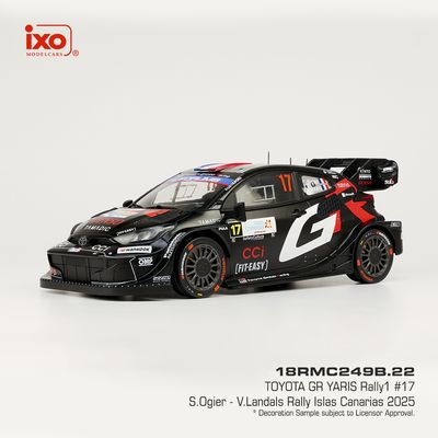 1:18 Ixo - Toyota GR Yaris Rally1, Rally Islas Canaris, 2025, #17 S. Ogier