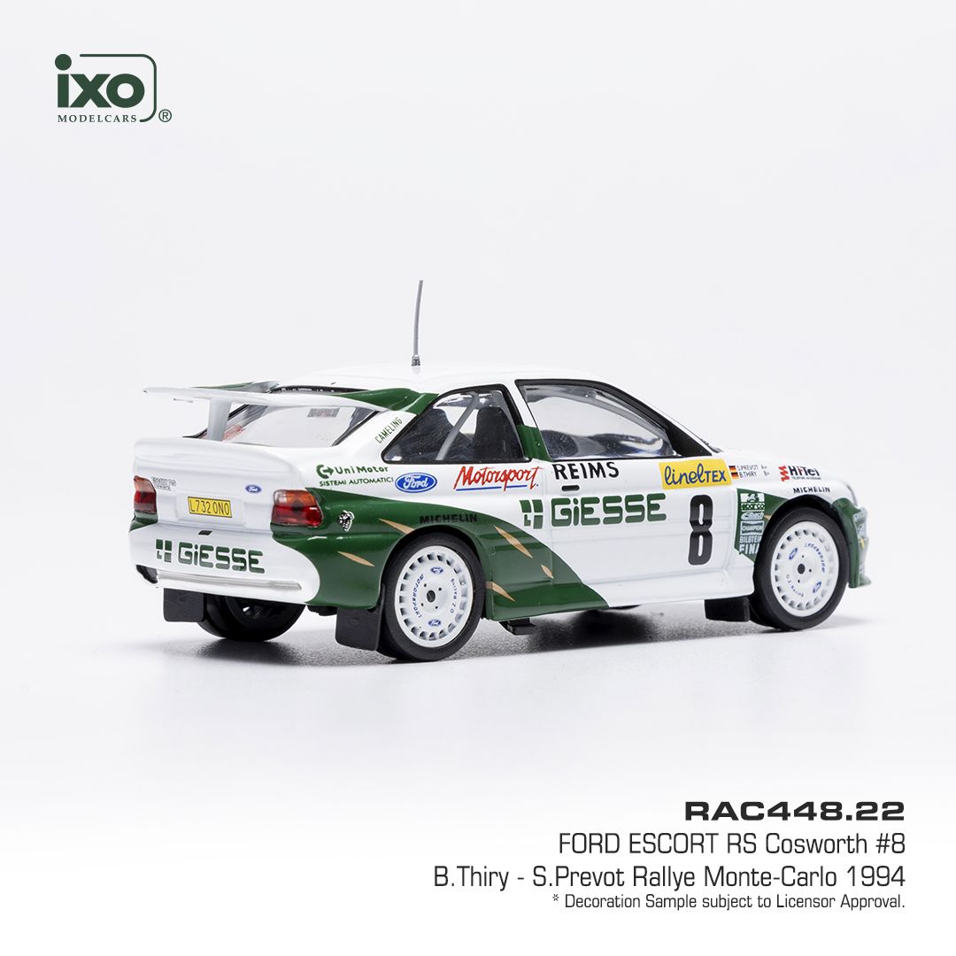 1:43 Ixo - Ford Escort RS Cosworth, WRC, Rally Monte Carlo, 1994, #8 B. Thiry