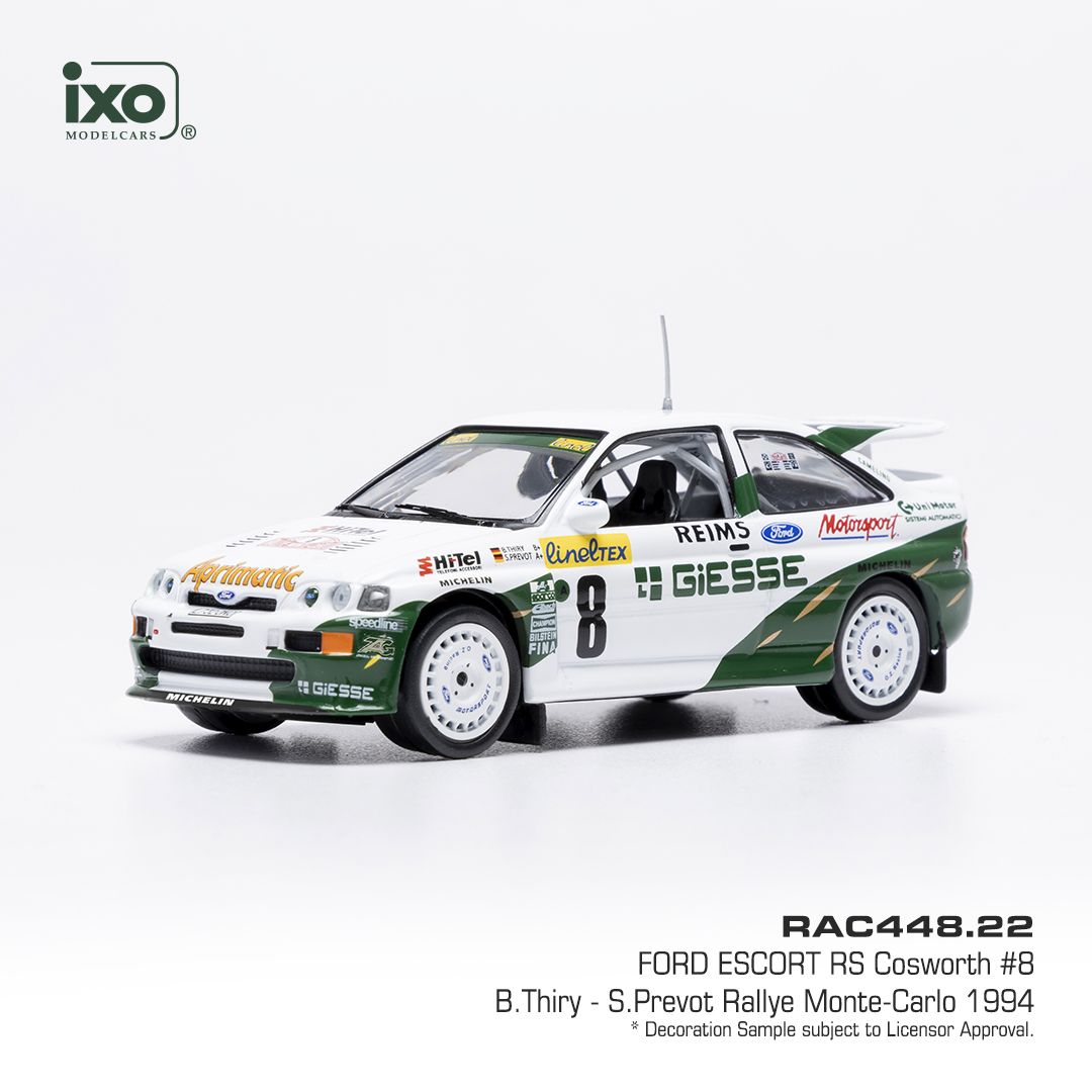 1:43 Ixo - Ford Escort RS Cosworth, WRC, Rally Monte Carlo, 1994, #8 B. Thiry