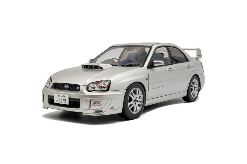 1:18 Solido - 2003 Subaru Impreza WRX STi Premium Silver 1:18 Solido - 2003 Subaru Impreza WRX STi Premium Silver