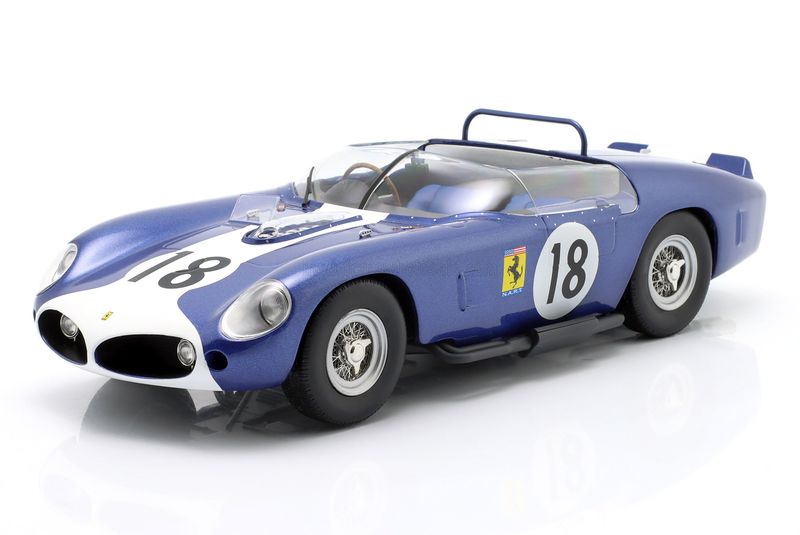 1:18 Werk83 - Ferrari 250 TR61 3.0L V12 Team N.A.R.T. North American Racing #18 24h Le Mans 1962 P. Ryan - J. Fulp 1:18 Werk83 - Ferrari 250 TR61 3.0L V12 Team N.A.R.T. North American Racing #18 24h Le Mans 1962 P. Ryan - J. Fulp