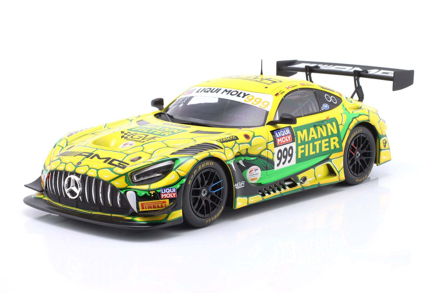 1:18 Ixo - Mercedes AMG GT3 Evo Team GruppeM Racing #999 3rd 12h Bathurst 2023 M. Engel - M. Grenier - R. Marciello