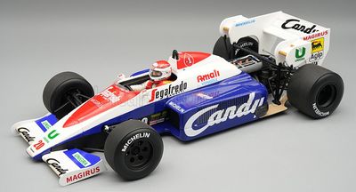 1:18 Tecnomodel - Toleman F1 TG184 Hart Turbo #20 Practice Italy GP 1984 P. Martini *With Driver Figure* 1:18 Tecnomodel - Toleman F1 TG184 Hart Turbo #20 Practice Italy GP 1984 P. Martini *With Driver Figure*