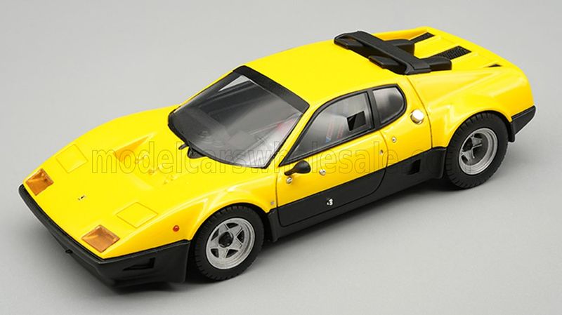 1:43 Tecnomodel - 1978 Ferrari 512BB Corsa Clienti Giallo Modena 1:43 Tecnomodel - 1978 Ferrari 512BB Corsa Clienti Giallo Modena