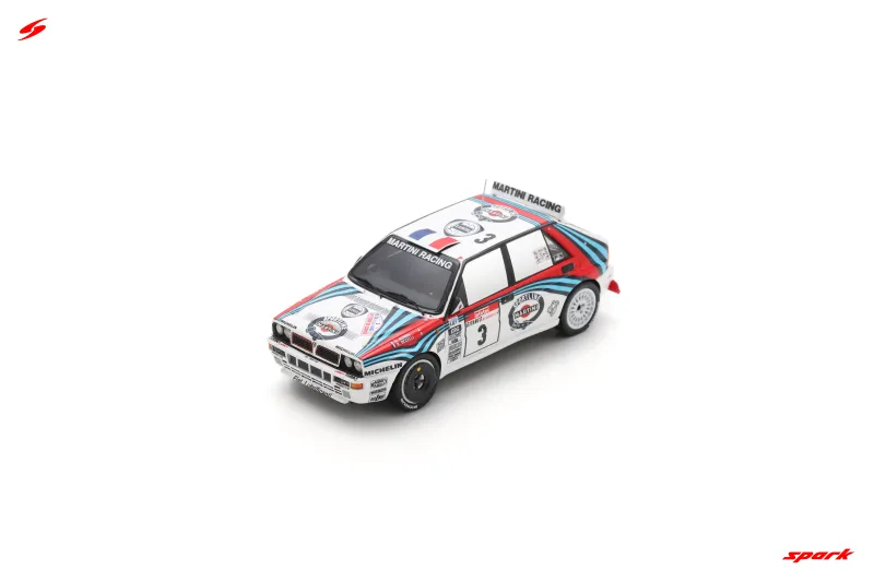 1:43 Spark - Lancia Delta HF Integrale EVO No.3 Winner Tour de Corse - Rally de France 1992 D. Auriol - B. Occelli 1:43 Spark - Lancia Delta HF Integrale EVO No.3 Winner Tour de Corse - Rally de France 1992 D. Auriol - B. Occelli