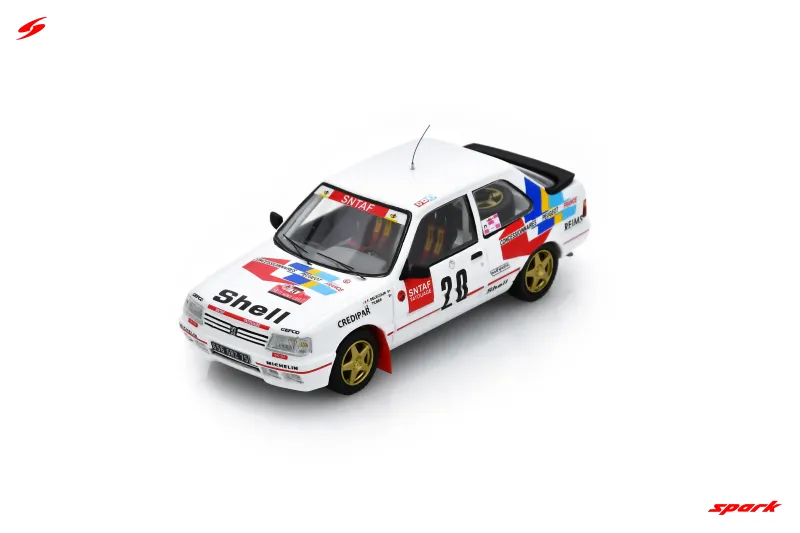 1:43 Spark - Peugeot 309 gti No.20 9th Rally Monte Carlo 1990 F. Delecour - Tilber 1:43 Spark - Peugeot 309 gti No.20 9th Rally Monte Carlo 1990 F. Delecour - Tilber