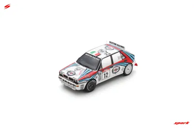 1:43 Spark - Lancia Delta HF Integrale EVO No.12 6th Tour de Corse - Rally de France 1992 A. Aghini - S. Farnocchia 1:43 Spark - Lancia Delta HF Integrale EVO No.12 6th Tour de Corse - Rally de France 1992 A. Aghini - S. Farnocchia