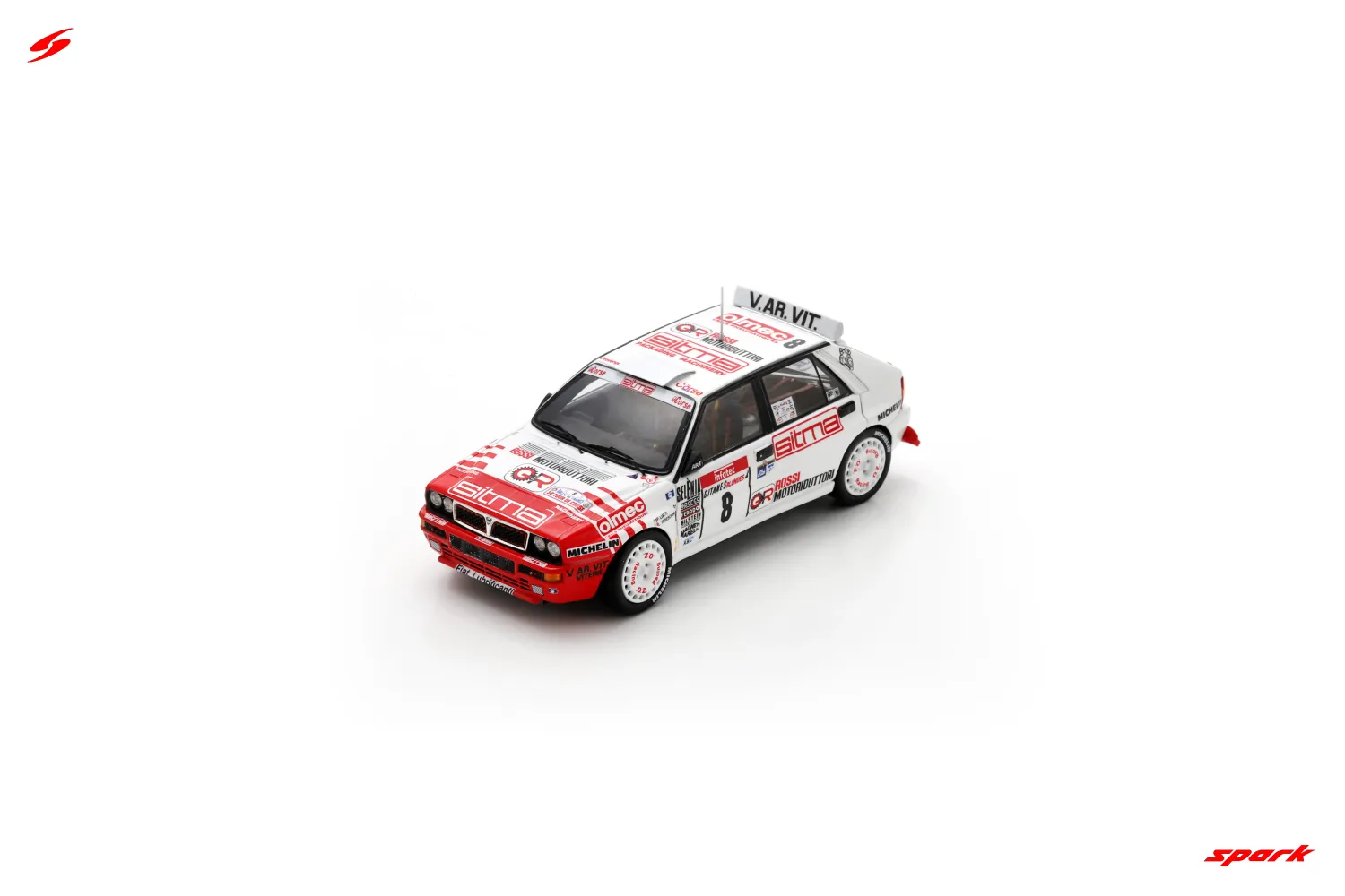1:43 Spark - Lancia Delta HF Integrale EVO No.8 8th Tour de Corse - Rally de France 1992 P. Liatti - L. Tedeschini