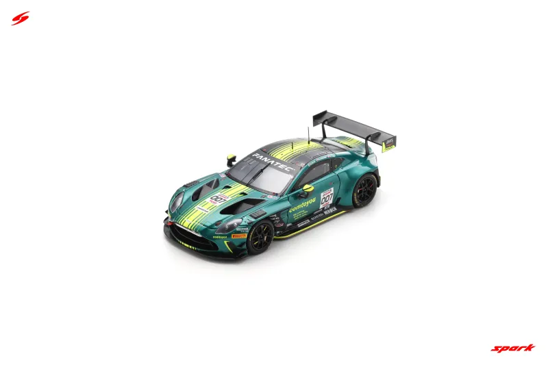 1:64 Spark - Aston Martin Vantage AMR GT3 EVO No.007 Comtoyou Racing Winner 24H Spa 2024 M. Drudi – N. Thiim – M. Sørensen 1:64 Spark - Aston Martin Vantage AMR GT3 EVO No.007 Comtoyou Racing Winner 24H Spa 2024 M. Drudi – N. Thiim – M. Sørensen