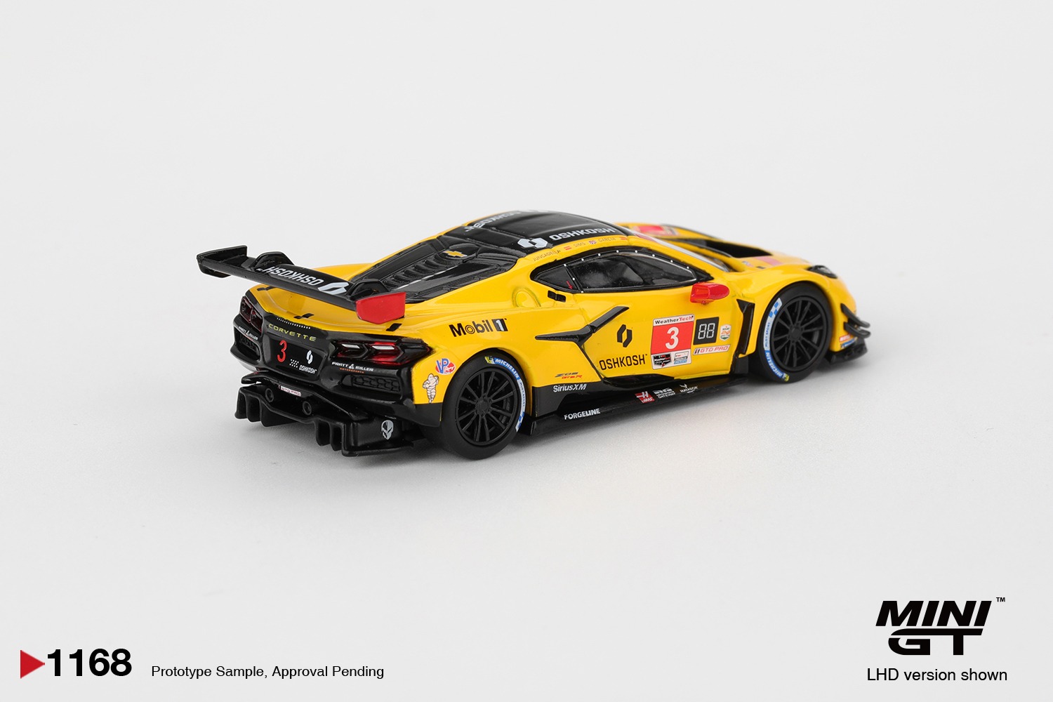 1:64 Mini GT - 2025 Chevrolet Corvette Z06 GT3 R #3 Pratt Miller Motorsports Daytona 24 hrs *Blister packaging*