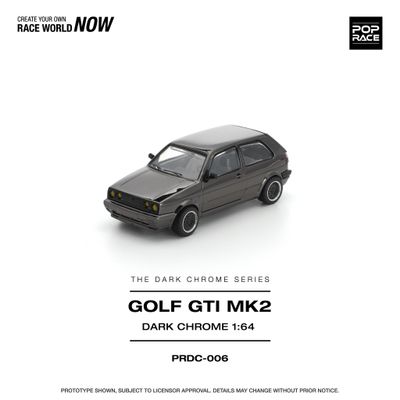 1:64 Pop Race Limited - Golf GTI MK2 *The Dark Chrome Series* 1:64 Pop Race Limited - Golf GTI MK2 *The Dark Chrome Series*