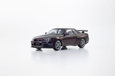 1:43 Kyosho - 2001 Nissan Skyline GT-R (R34) V-Spec II Midnight Purple