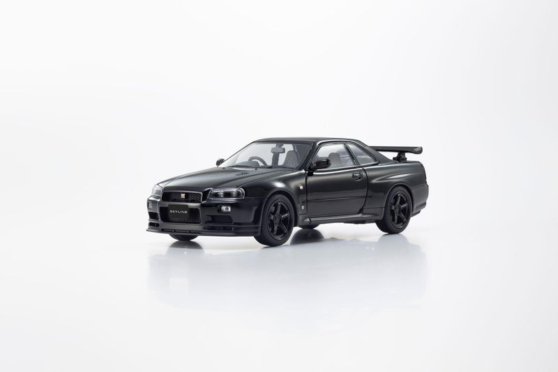 1:43 Kyosho - 2001 Nissan Skyline GT-R (R34) V-Spec II Black