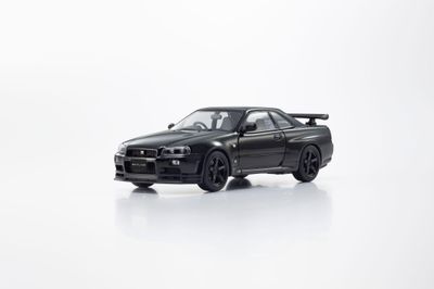 1:43 Kyosho - 2001 Nissan Skyline GT-R (R34) V-Spec II Black
