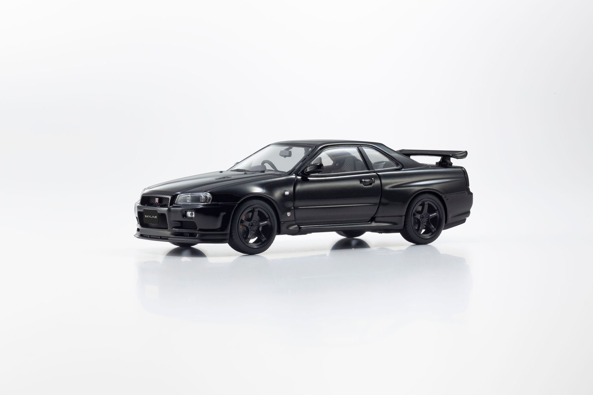 1:43 Kyosho - 2001 Nissan Skyline GT-R (R34) V-Spec II Black