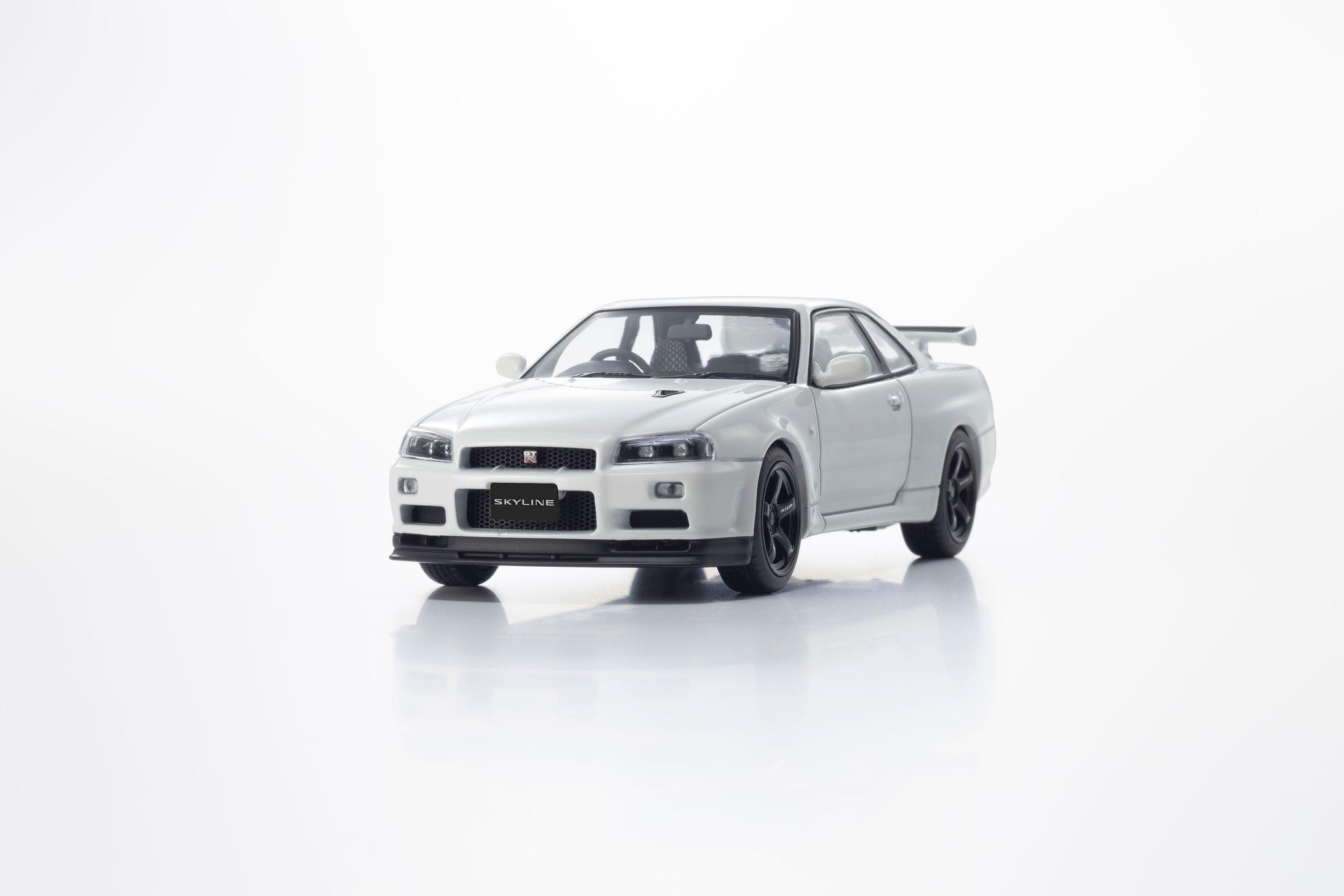 1:43 Kyosho - 2001 Nissan Skyline GT-R (R34) V-Spec II White
