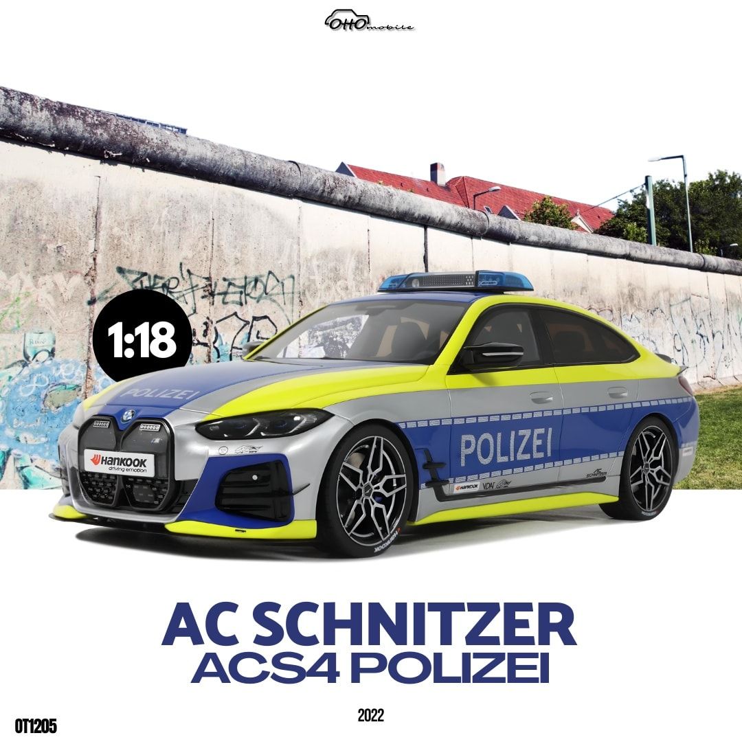 1:18 Otto Mobile - 2022 AC Schnitzer ACS4 Polizei