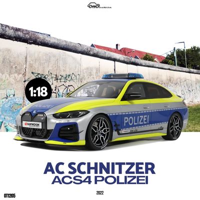 1:18 Otto Mobile - 2022 AC Schnitzer ACS4 Polizei