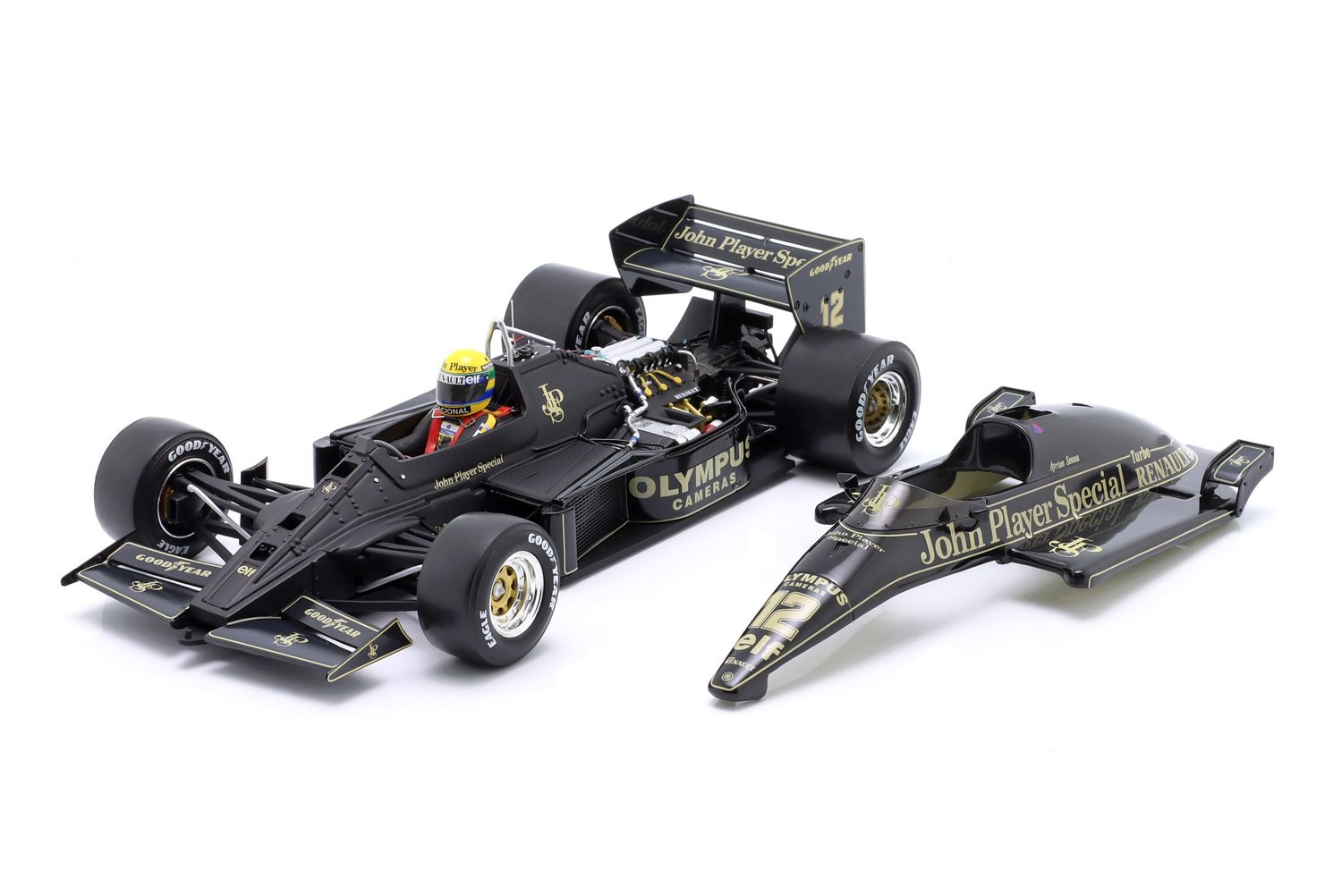 1:18 Werk83 - Lotus F1 97T Renault Turbo Team Lotus JPS #12 Monaco GP 1985 A. Senna