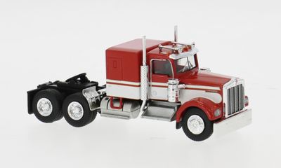 1:87 Brekina - Kenworth W 900, rot/weiss, 1977 1:87 Brekina - Kenworth W 900, rot/weiss, 1977