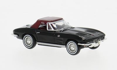 1:87 Brekina - Chevrolet Corvette C2 Cabrio, schwarz, 1962 1:87 Brekina - Chevrolet Corvette C2 Cabrio, schwarz, 1962