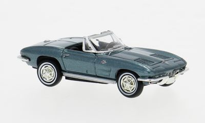 1:87 Brekina - Chevrolet Corvette C2 Cabrio, grün, 1962 1:87 Brekina - Chevrolet Corvette C2 Cabrio, grün, 1962