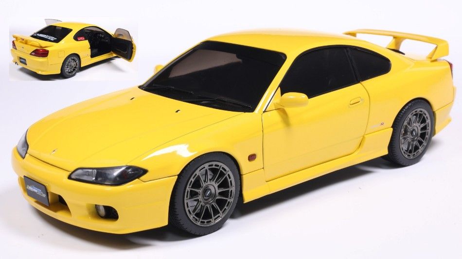 1:18 Solido - 1999 Nissan Silvua S15 Spec-R Aero Yellow