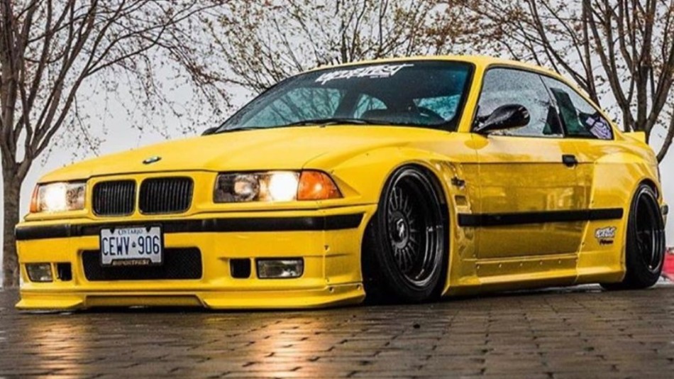 1:18 Solido - 1990 BMW E36 M3 Coupe Pandem Yellow