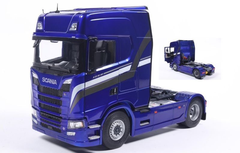 1:24 Solido - 2023 Scania 580S Highline Blue Metallic